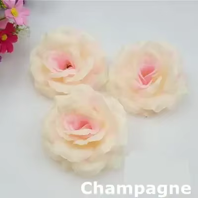 Roses artificielles vin rouge bordeaux