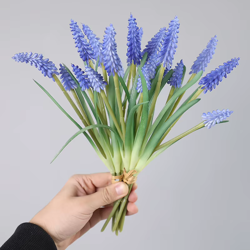 Spray de jacinthe artificielle de 12