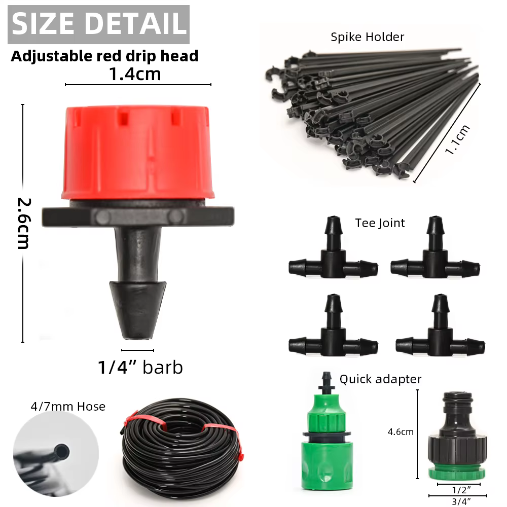 Système d'irrigation goutte à goutte 5M-60M