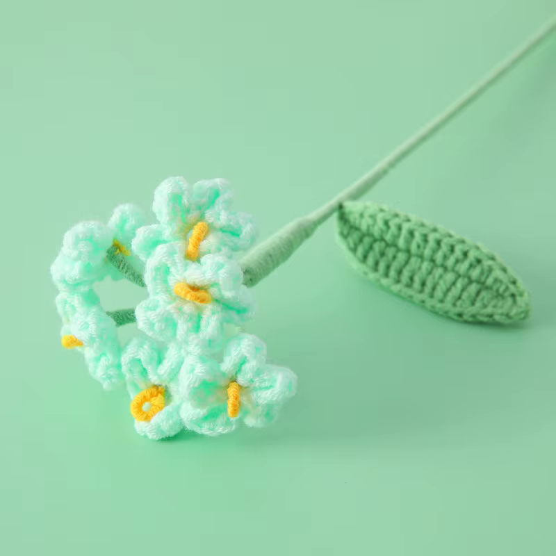 1pc Crochet fleurs tricotées