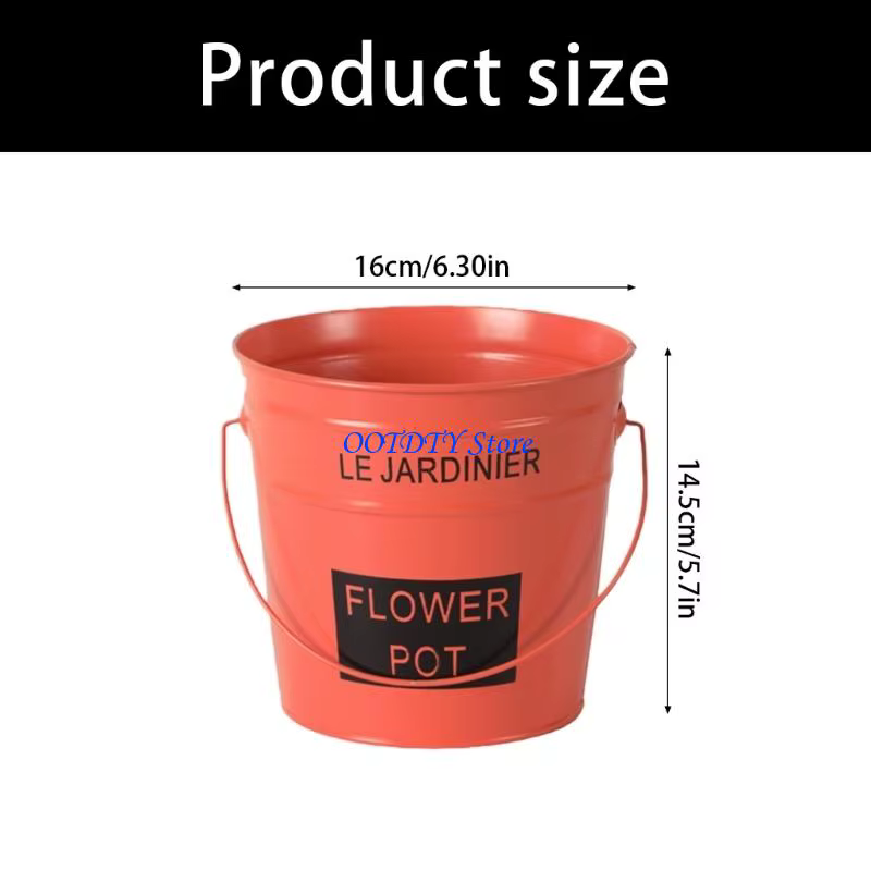 367A fer planteur remplacement ferme Vase seau fleur support seau remplacement