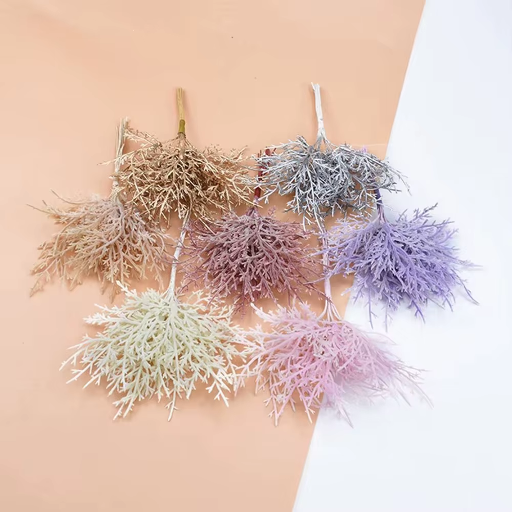 Faux plantes Plantes Artificielles Pas Cher De Noël Feuilles Vase Maison Chambre Décor De Mariage Nuptiale Accessoires Dégagement Bricolage Cadeaux