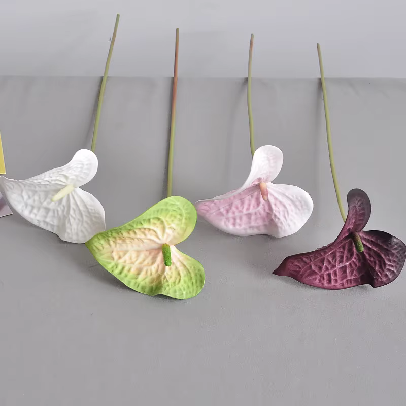 Fleurs artificielles en mousse d'anthurium EVA