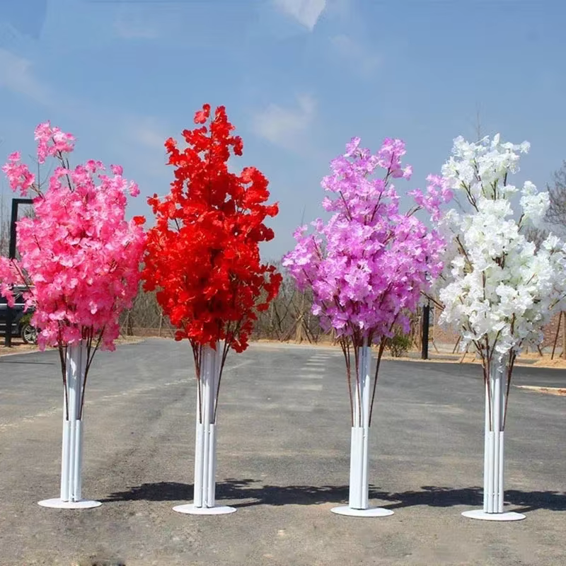 Grand arbre en faux fleur pour décor de mariage