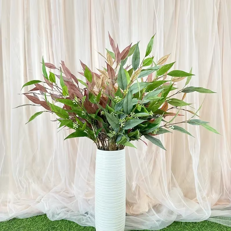 Feuilles de plantes artificielles décoratives de jardin