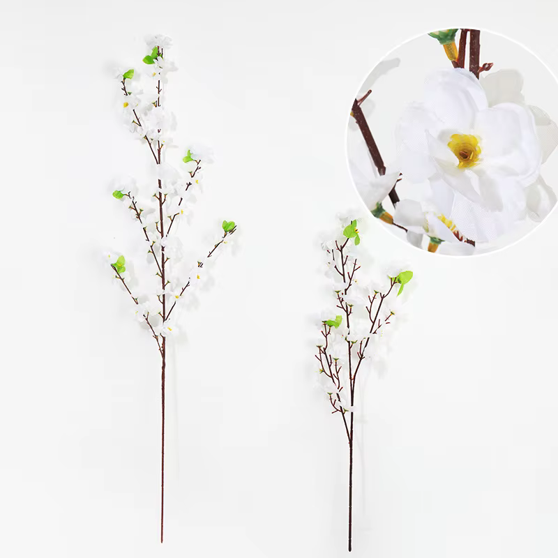 Branches de fleurs de cerisier artificielles