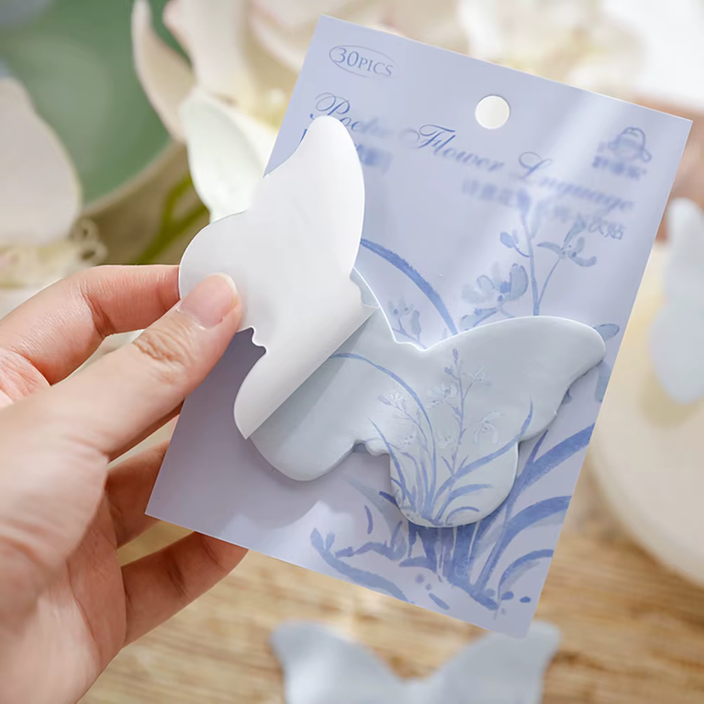 Notes autocollantes « Langage des fleurs » N fois réutilisables