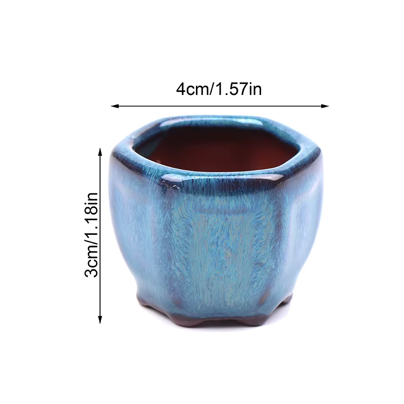 Mini pots de plantes avec trous