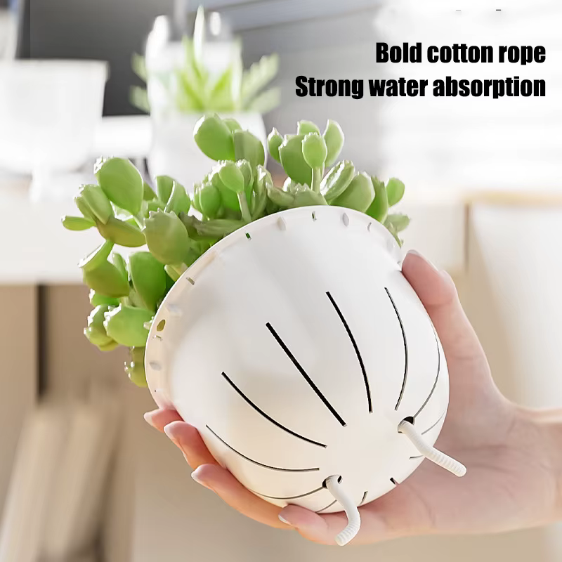 Pot de fleurs auto-arrosage automatique absorbant l'eau