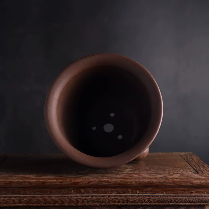 Pot de bonsaï de sable violet Tripedal