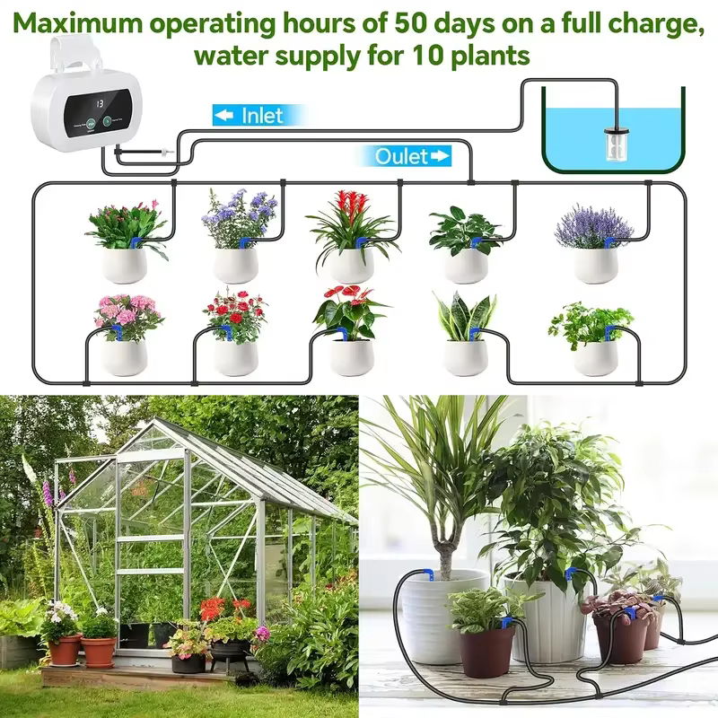 Système d'irrigation goutte à goutte USB