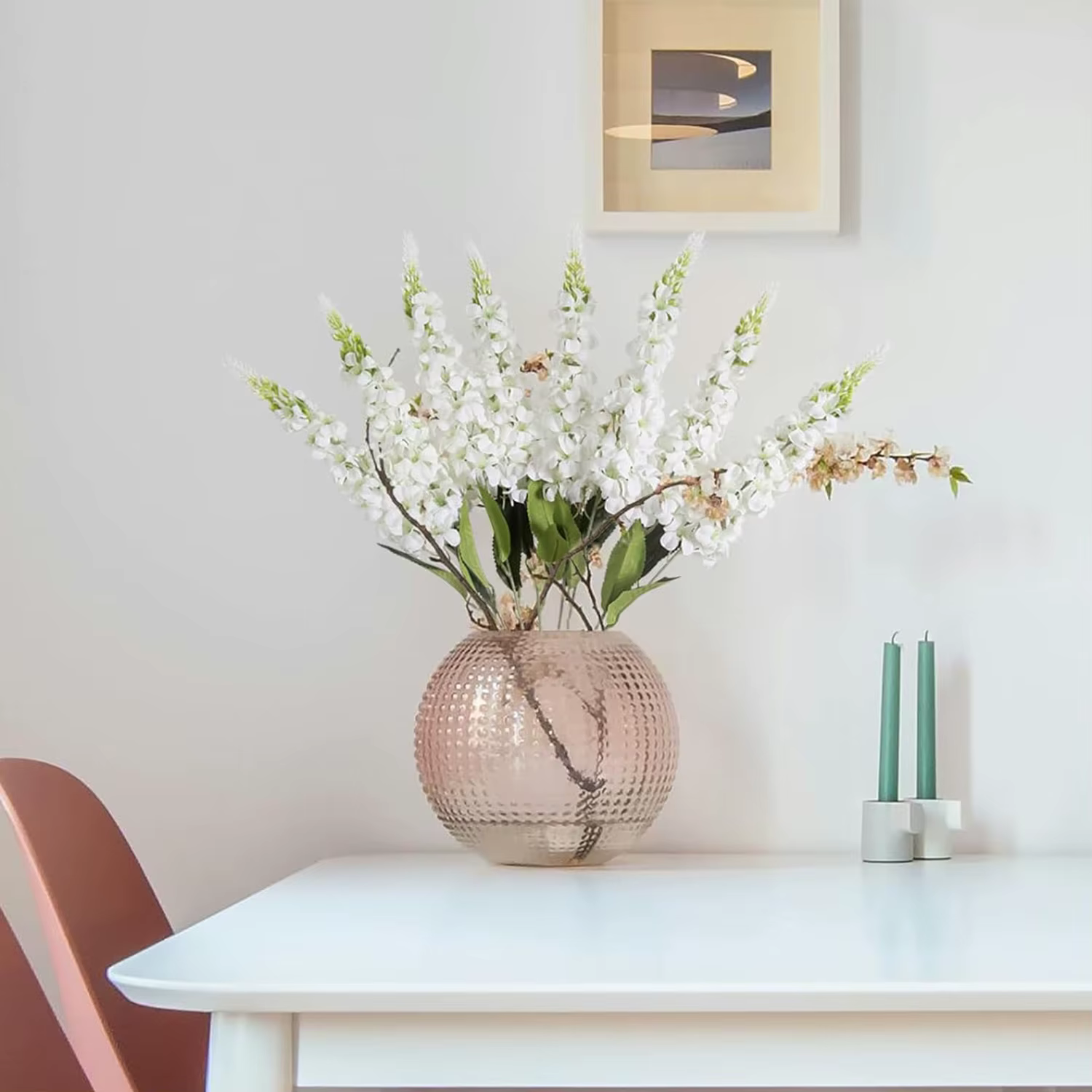 5 pièces fleurs artificielles jacinthe rotin maison salon célébration de mariage extérieur jardin mur boîte-cadeau décor bricolage accessoires