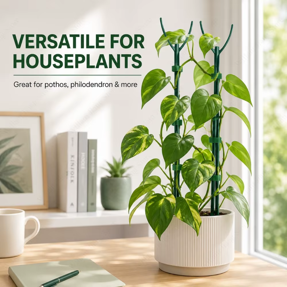 Piquets de support pour plantes grimpantes empilables
