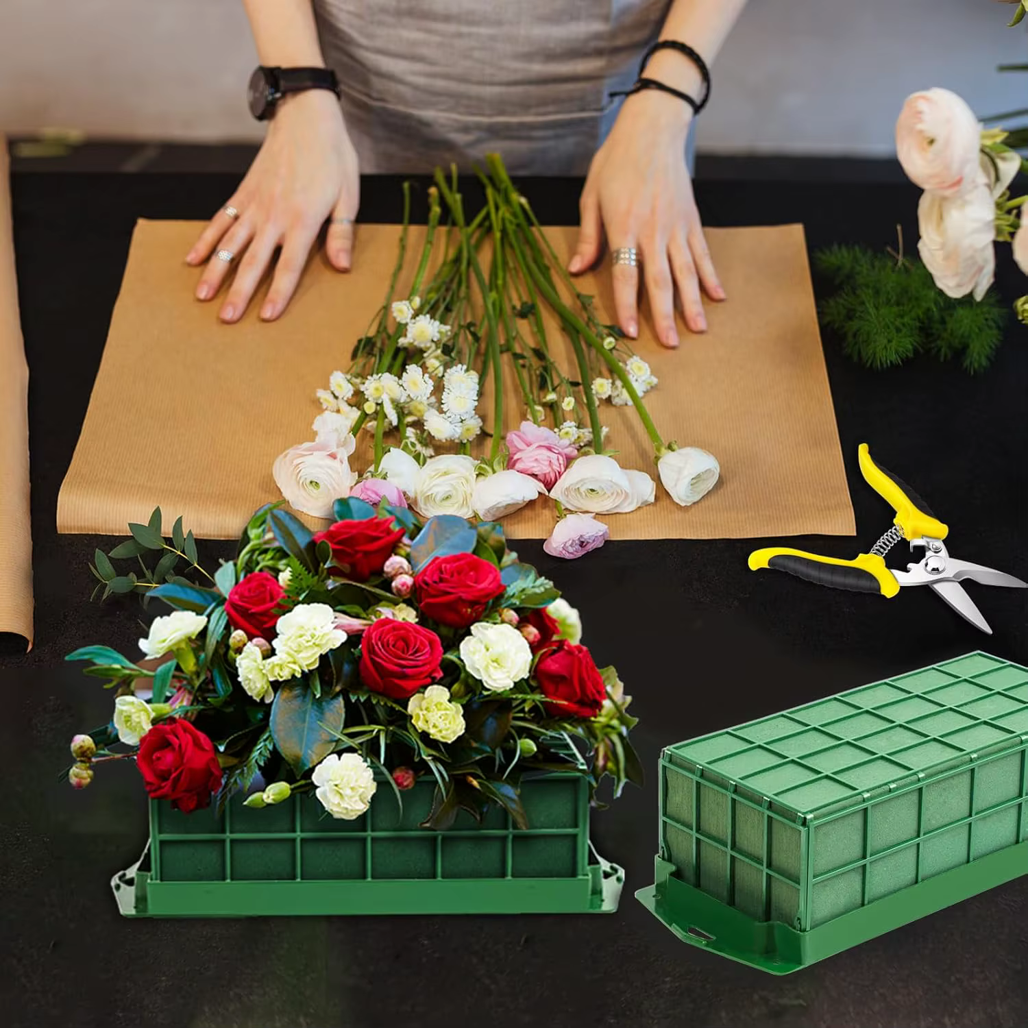 Blocs de Cage à fleurs en mousse