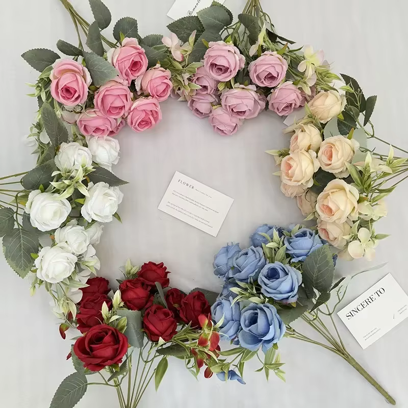 Bundle de fleurs artificielles décoratives pour la décoration d'hôtel