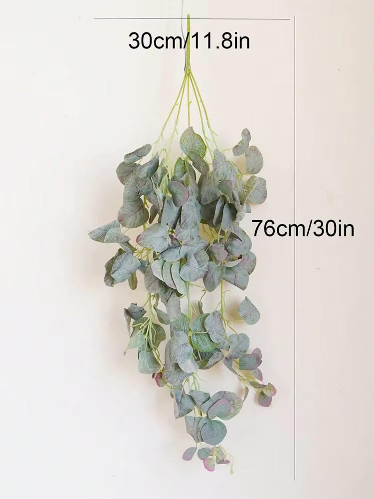 Plantes artificielles en rotin d'eucalyptus