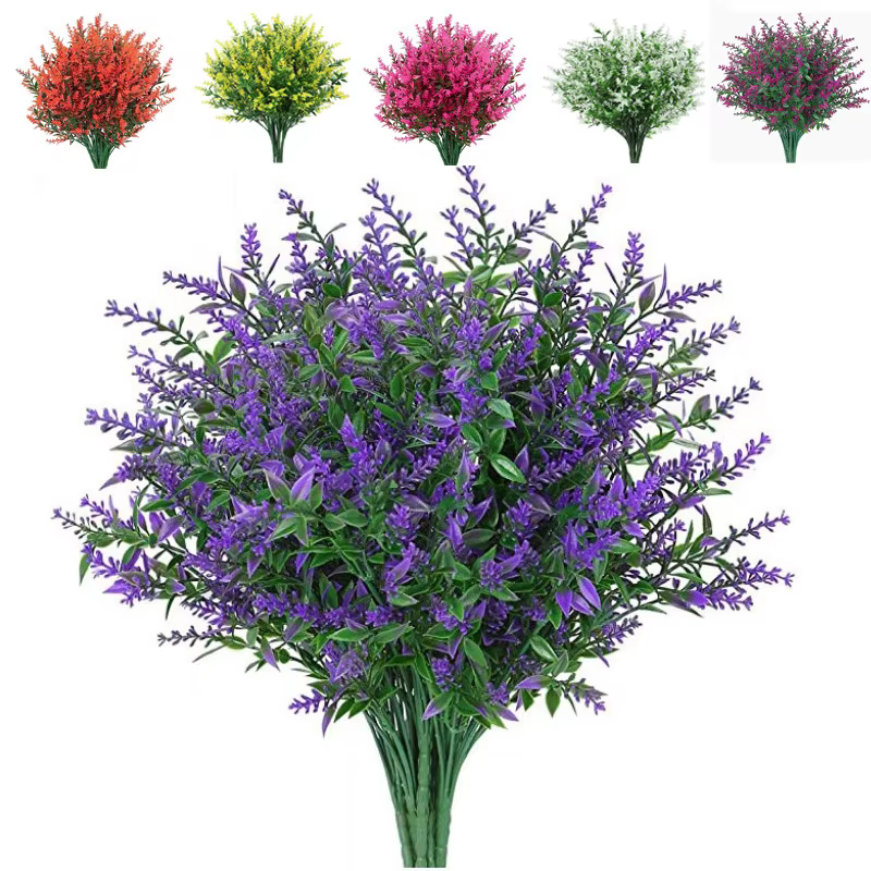 Fausse plante de lavande artificielle en plastique