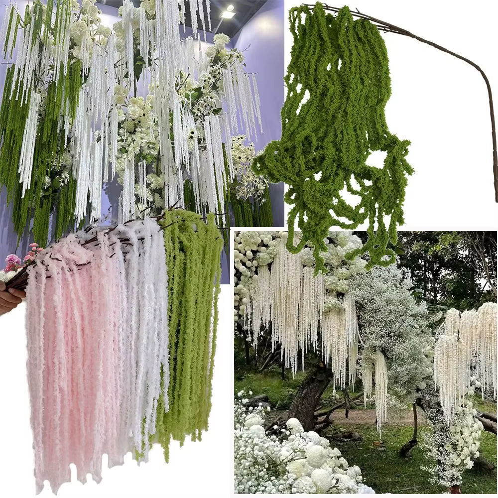 Plante artificielle suspendue multicolore Amarante