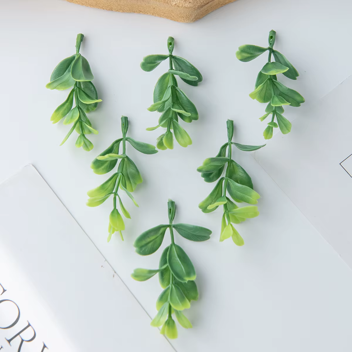 Feuilles de plantes artificielles pour décoration de jardin