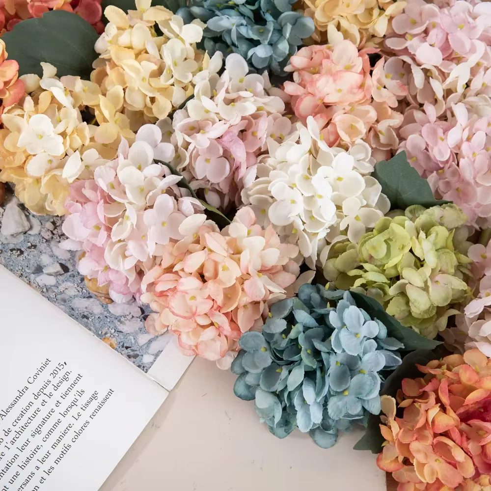 Mini brindilles d'hortensia artificielles
