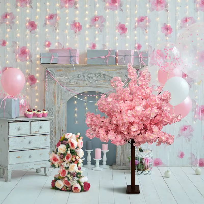 Simulation d'arbre à fleurs de cerisier