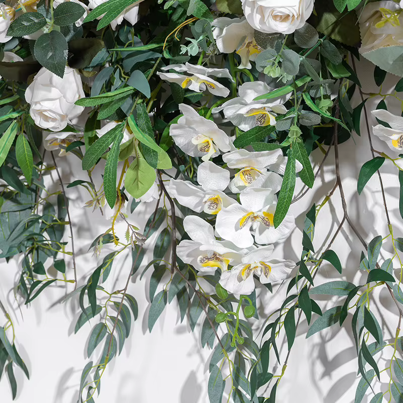 Nouveau lancement ! Fleurs artificielles murales : Solution complète pour les décors de mariage