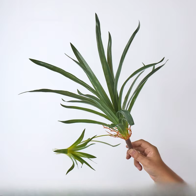 Lot de 5 plantes artificielles Chlorophytum Comosum en plastique pour mariage