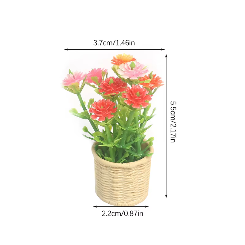 1 pièce, nouveau modèle d'arbre miniature vert en pot