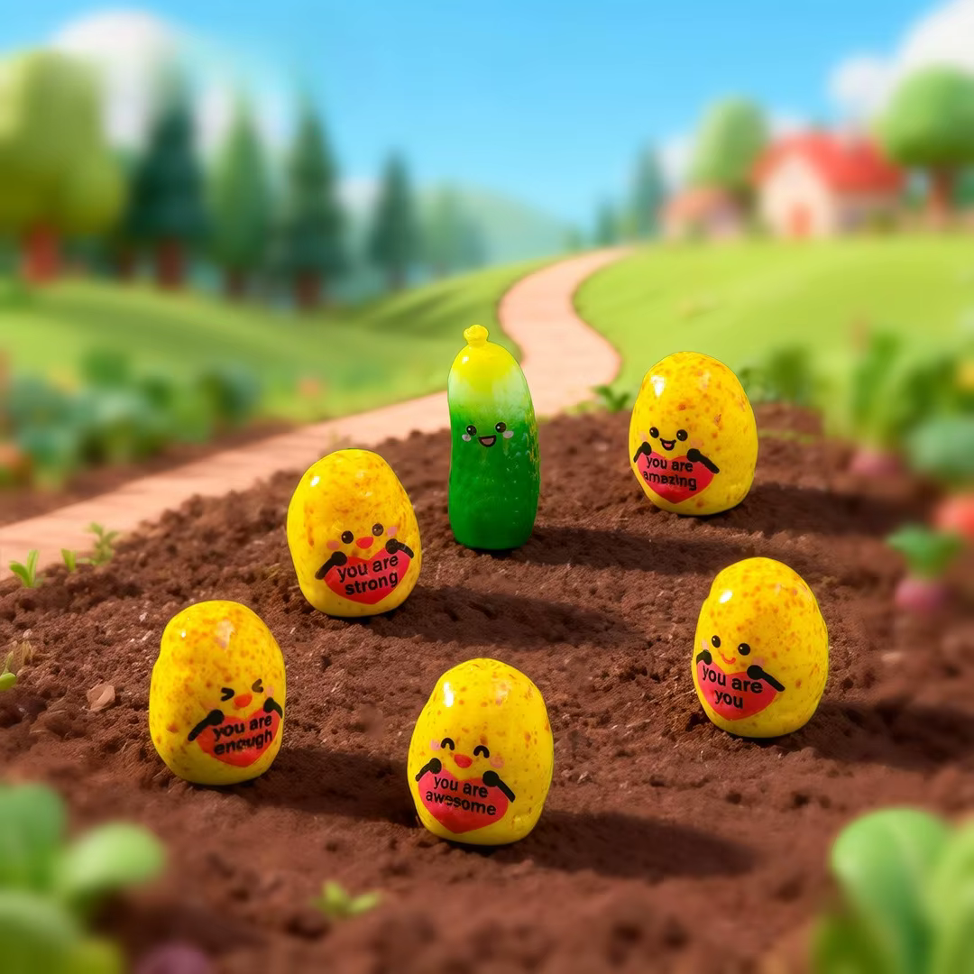 Figurines de pommes de terre miniatures inspirantes