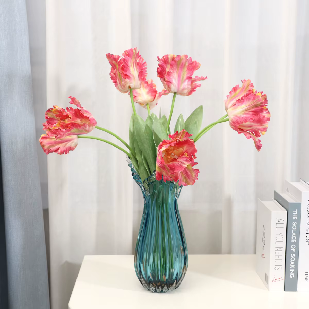 Tulipes artificielles en soie haut de gamme
