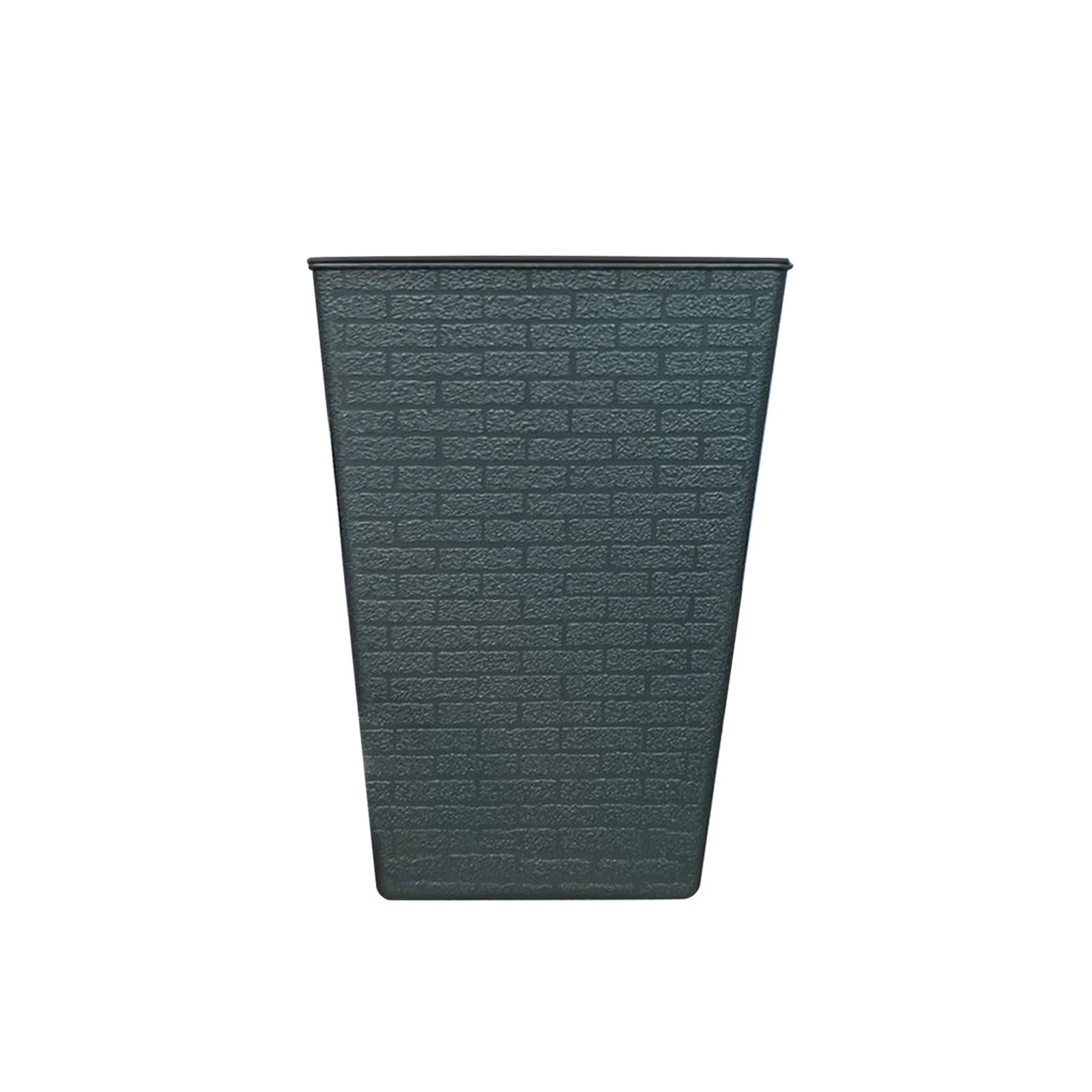 Grand pot de fleurs imitation métal plastique