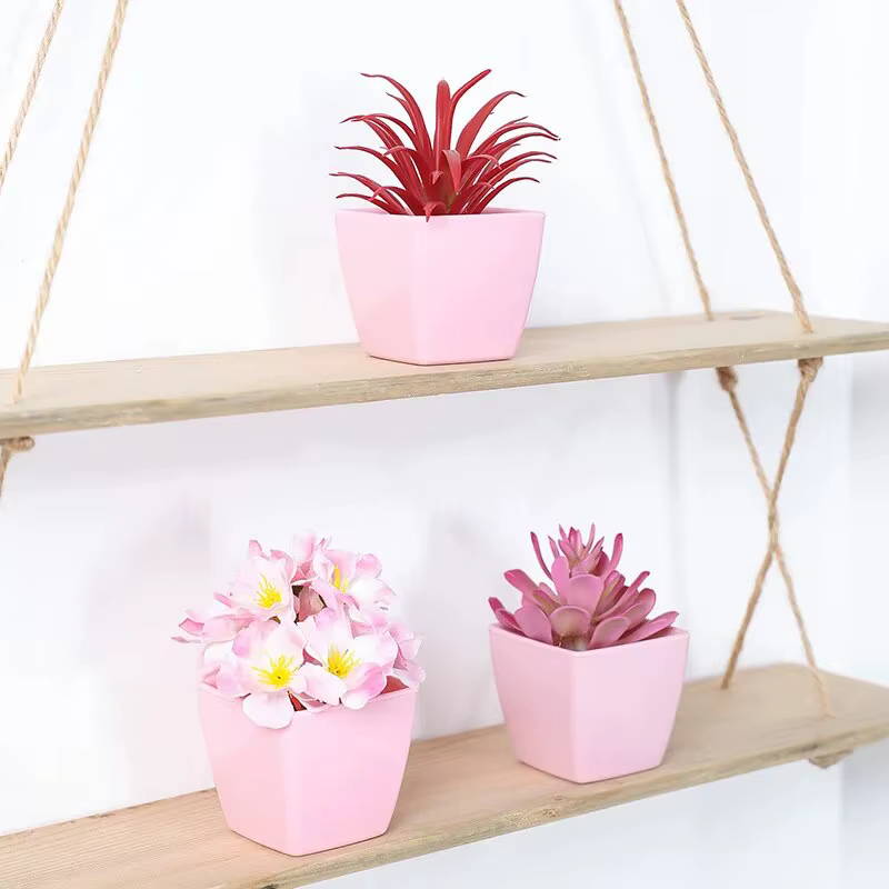 Plante en pot de fleurs artificielles 2024