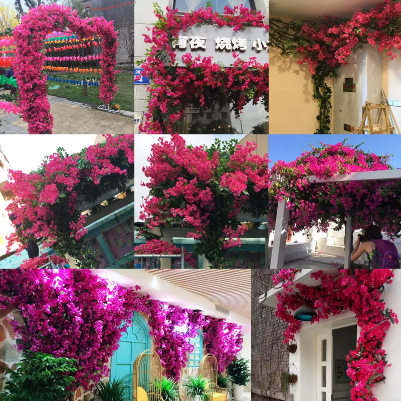 Tapis de fleurs artificielles de haute qualité