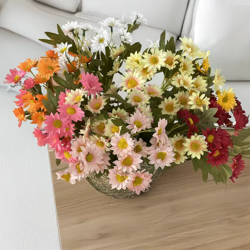 Daisy sauvage polonais artificielle de 22 pouces