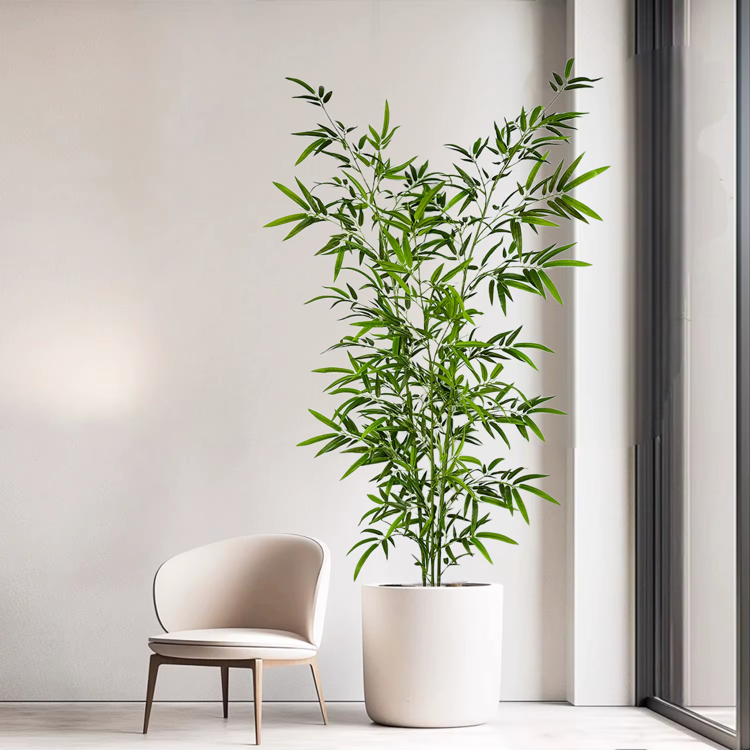 Bambou artificiel PVC matériel grand