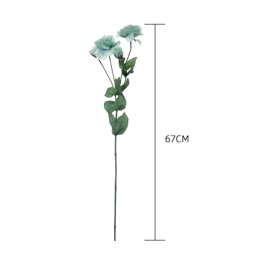 Bouquet de fleurs artificielles Eustoma