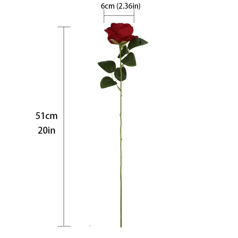 1/5/10/20 pièces Roses fleurs artificielles Rose fleur branche