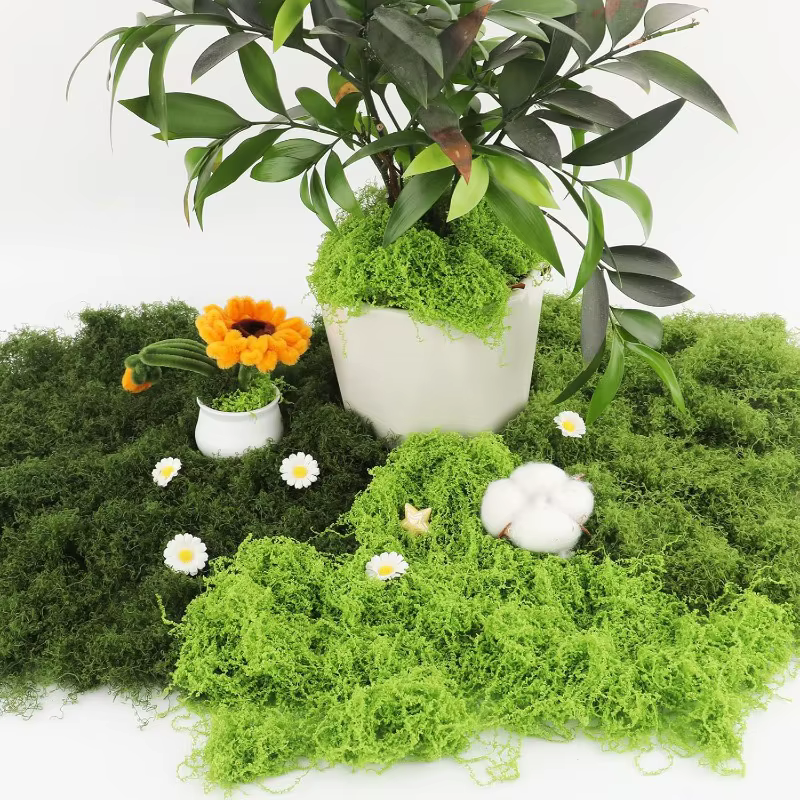 Plantes artificielles en mousse verte 30-300g