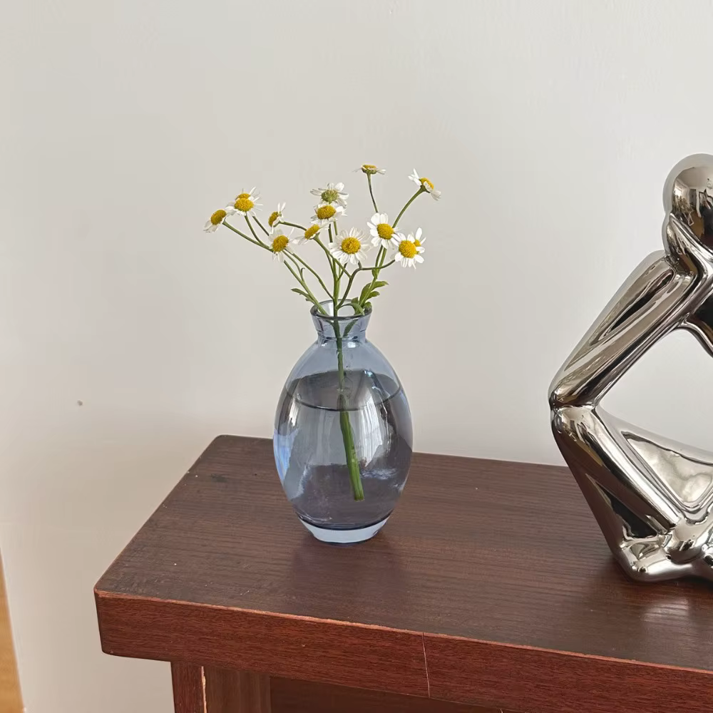 Mini Vase à fleurs Transparent créatif