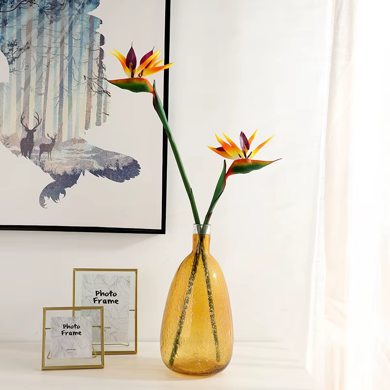 Fleur artificielle petit oiseau du paradis 80CM