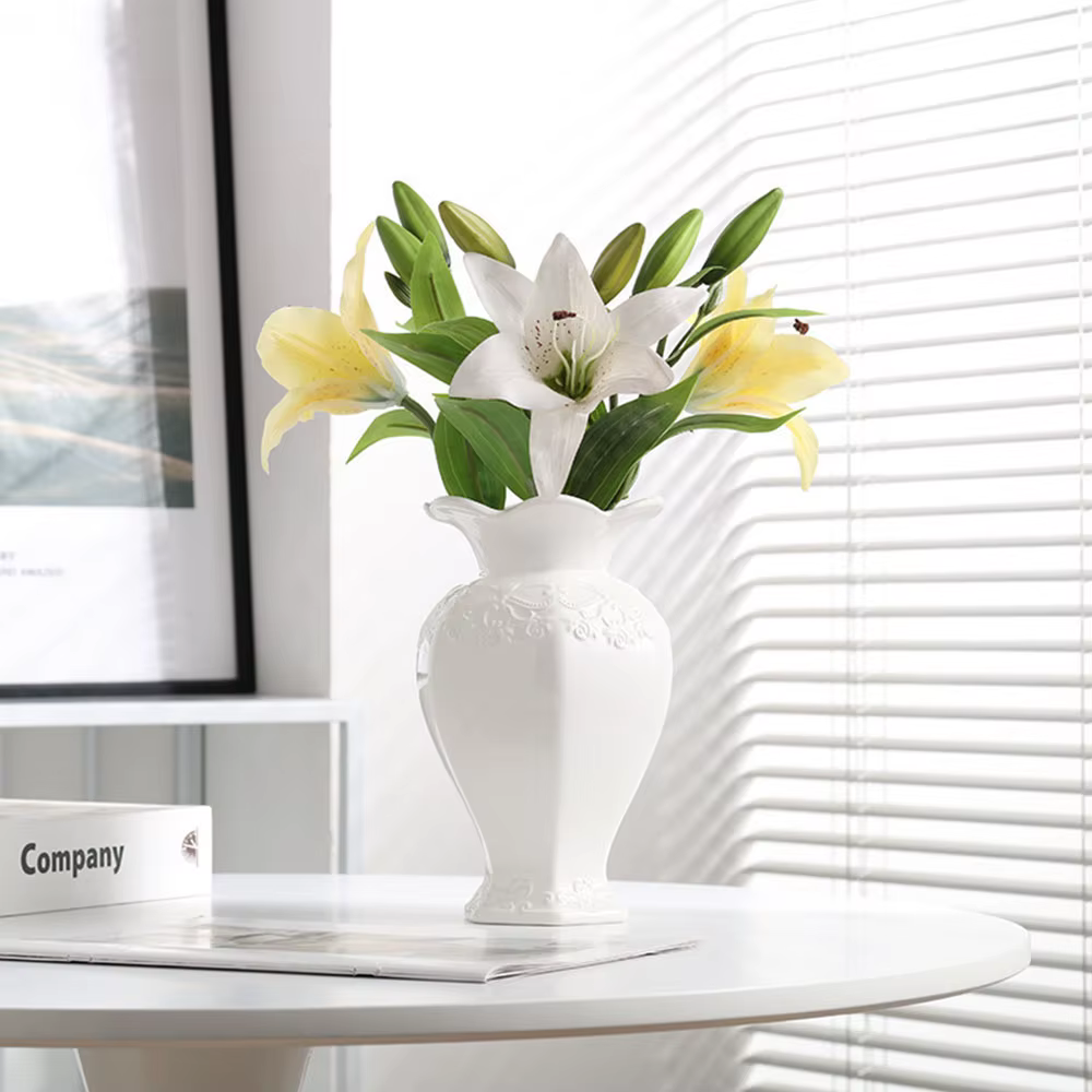 Vase à fleurs en céramique pour mariage