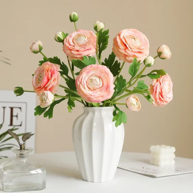 Fausse Fleur Artificielle au Toucher Réel