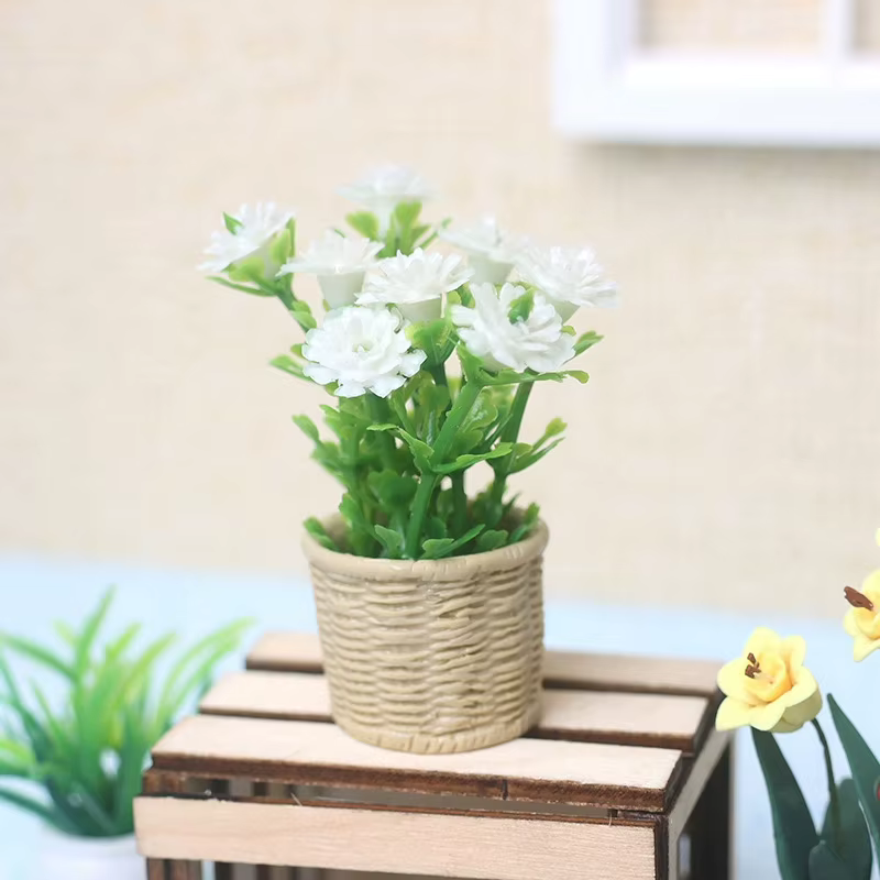 1 pièce, nouveau modèle d'arbre miniature vert en pot