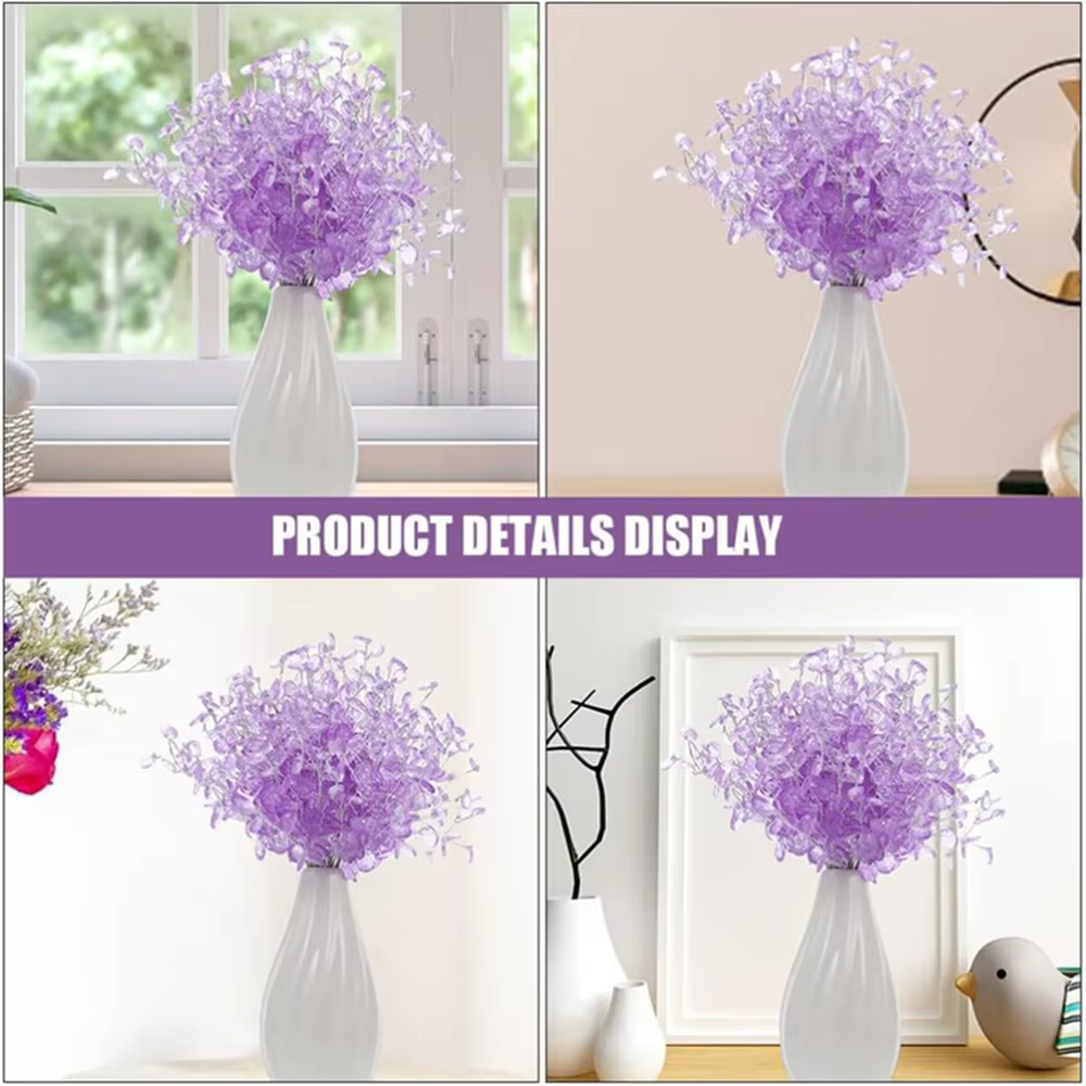 5/10pcs Fleur Artificielle Acrylique Gouttelette D'eau À La Main De Noël Halloween Chambre Décor Mariage Mariée Bouquet En Épingle À Cheveux BRICOLAGE Cadeaux