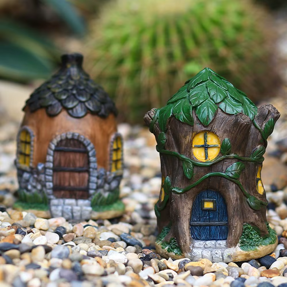 Décoration de jardin créative en résine