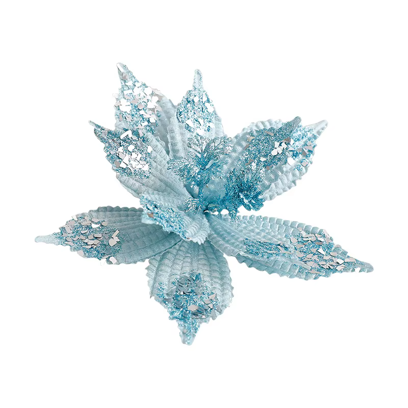 Fleur de noël bricolage rose clair simulation