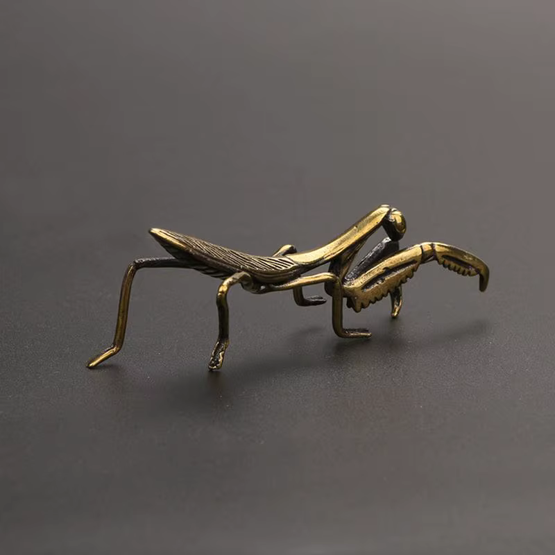 1 pièce Mantis en cuivre miniature