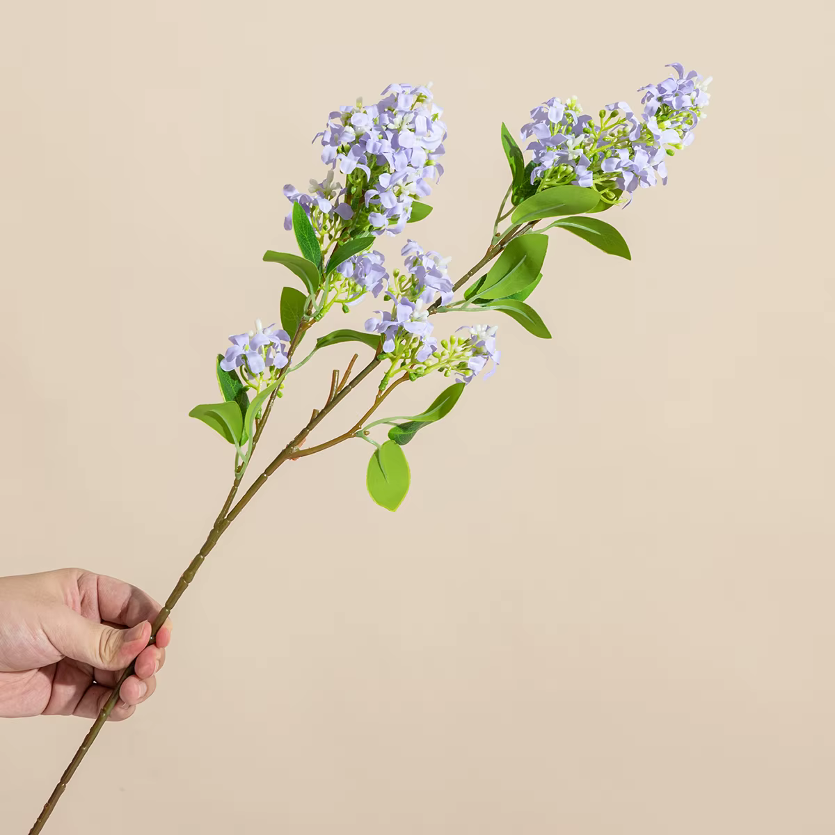 Fleur artificielle soie lilas
