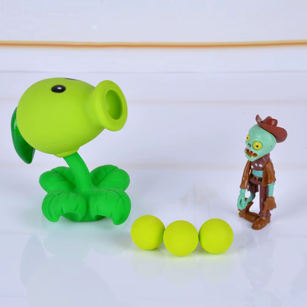 Plantes chaudes vs Zombies paysan PVC Action anime Figure modèle pvz jouet cadeaux jouets pour enfants plantes de lancement de haute qualité