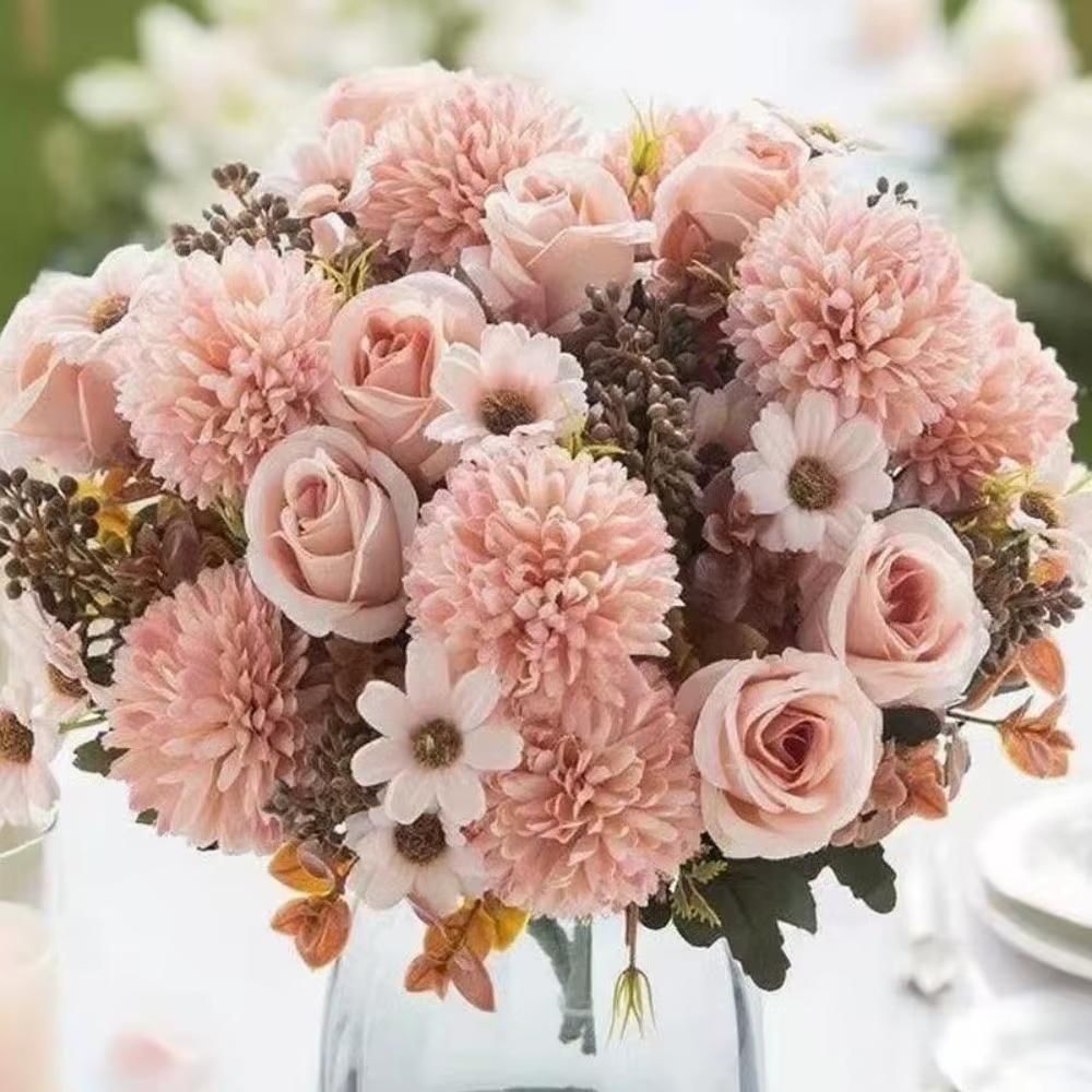 Bouquets de mariée en soie